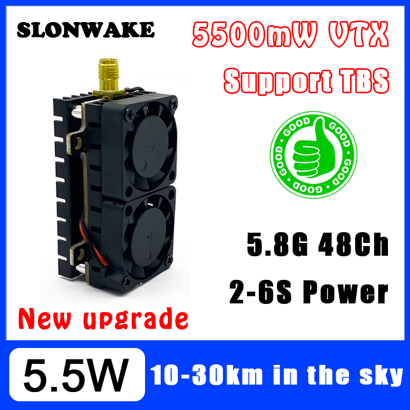 Drone Racing Transmitter - 장거리 5.8GHz 5.5W 비디오 송신기 VTX